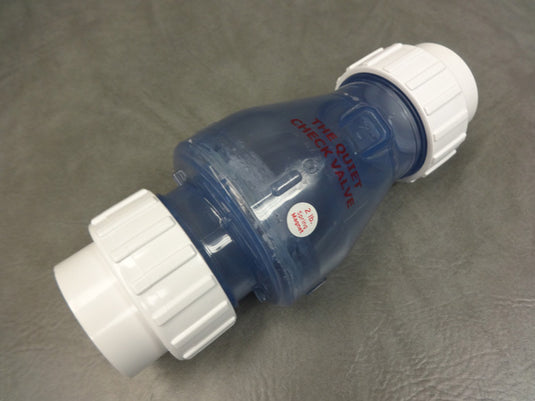 check valve -clear w/magnet