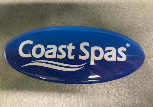 2022 Coast Cabinet Badge Overlay - Coast Spas Hot Tubs
