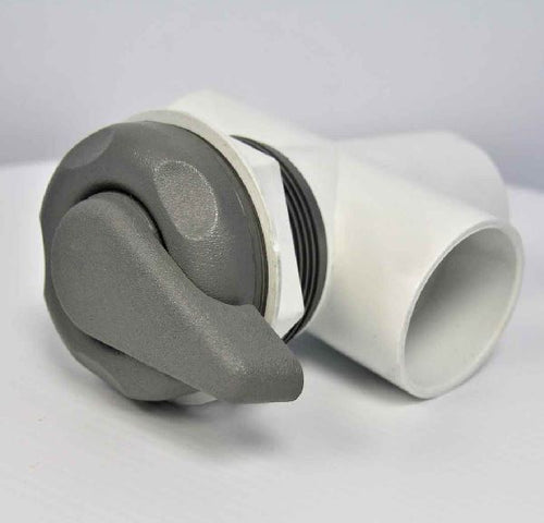 2” DIVERT VALVE 5 SCALLOP GRY - Coast Spas Hot Tubs