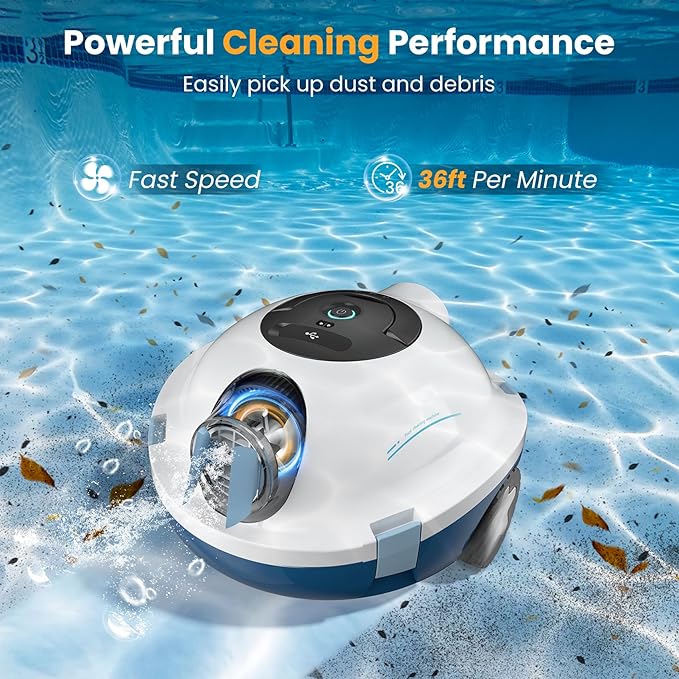 Load image into Gallery viewer, OUCAXIA Self-Parking Cordless Pool Cleaner Robot
