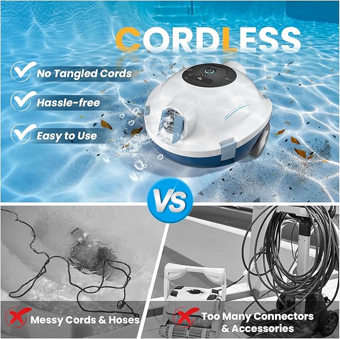Load image into Gallery viewer, OUCAXIA Self-Parking Cordless Pool Cleaner Robot
