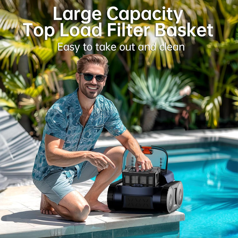 Load image into Gallery viewer, 2025 Cordless Pool Vacuum Robot – Smart Wall &amp; Floor Cleaner
