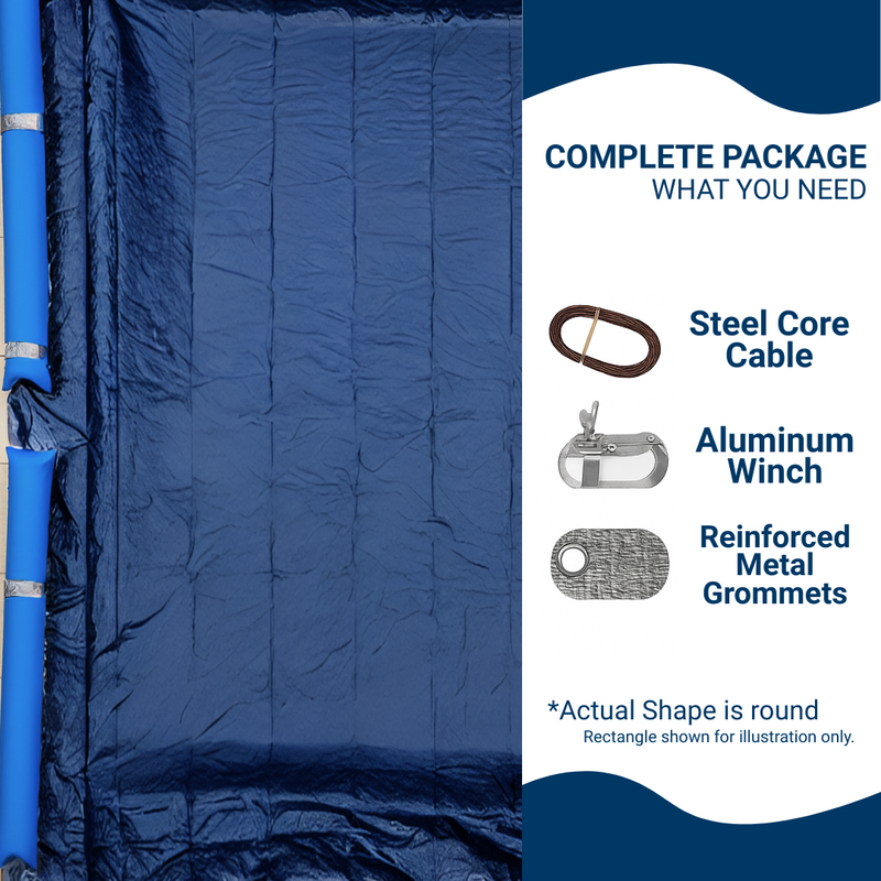 Load image into Gallery viewer, Oval Premium Winter Cover, 8-Year
