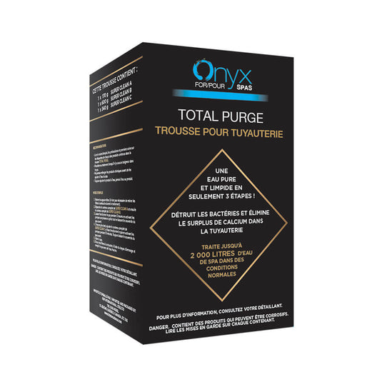 Onyx Total Purge: Cleaning Kit for Spa Piping