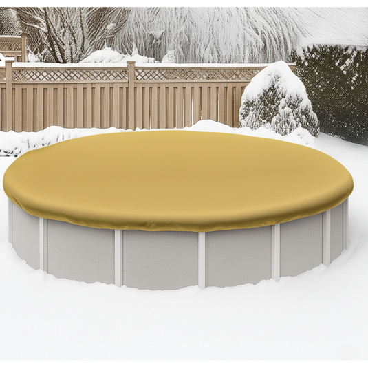Round Premium Tan Winter Cover, 15-Year