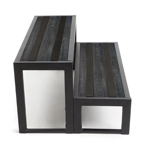 All Weather Woodgrain 2T Spa Step - Coast Spas Hot Tubs