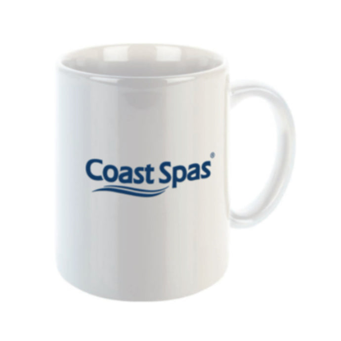 Ceramic White Mug - Coast Spas Hot Tubs