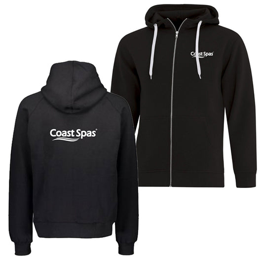 Men's Black Hoodie - Coast Spas Hot Tubs